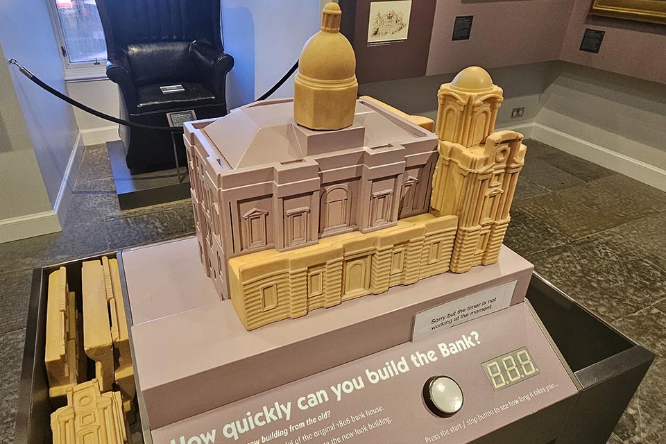 Build a model of the Bank House on the Mound