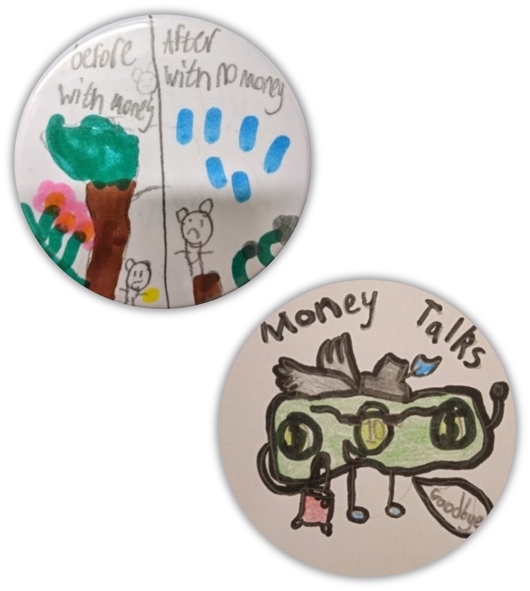 Two more money badge designs