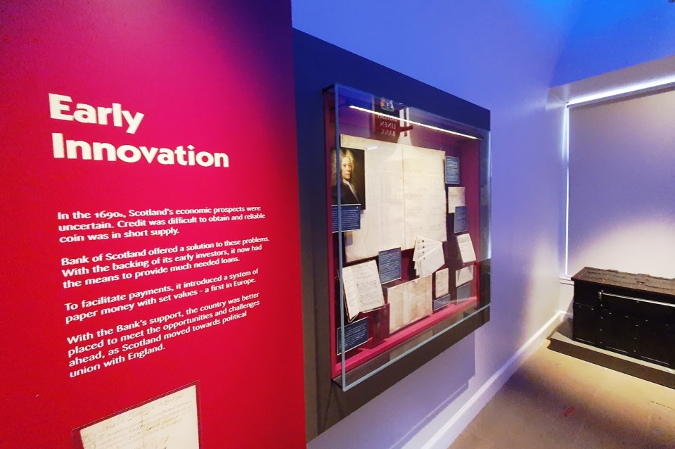 View of Bank of Scotland Early Innovations Case